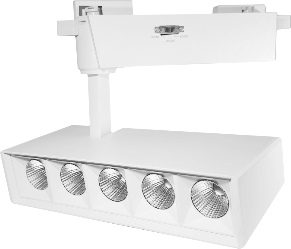 EL183809 | EL183809 | LED SPOT 220-240V|3CCT 3000-4000-6500k|25w|2250lm|201x46.8x85xh169mm|White|{en